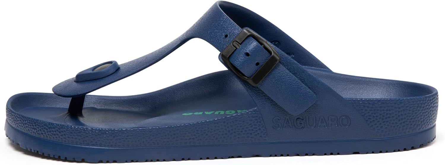 SAGUARO Mules Men's Lightweight Toe Separator Women's Non-Slip Flip Flops Summer Flip Flops Size 36-48 - Image 2