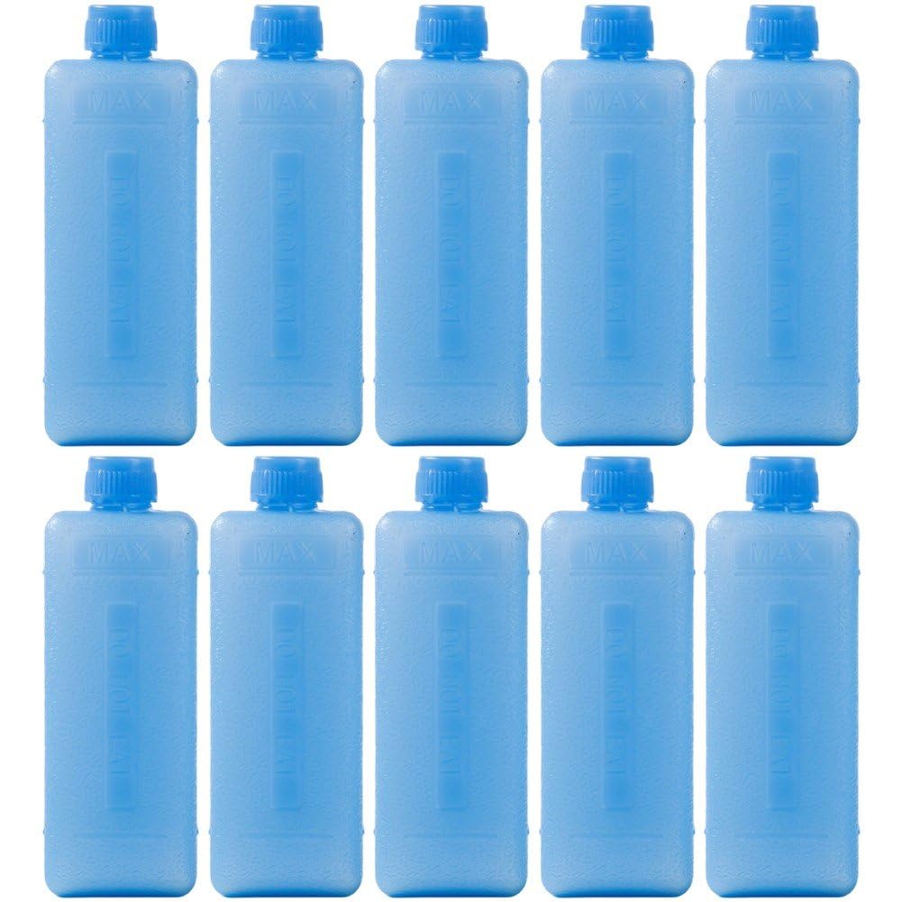 Caeanhi 10 Pcs Ice Crystal Boxes, Reusable Slim Crystal Cooling Ice Packs Refrigeration Freezer Blocks for Evaporative Air Cooler Fan Camping