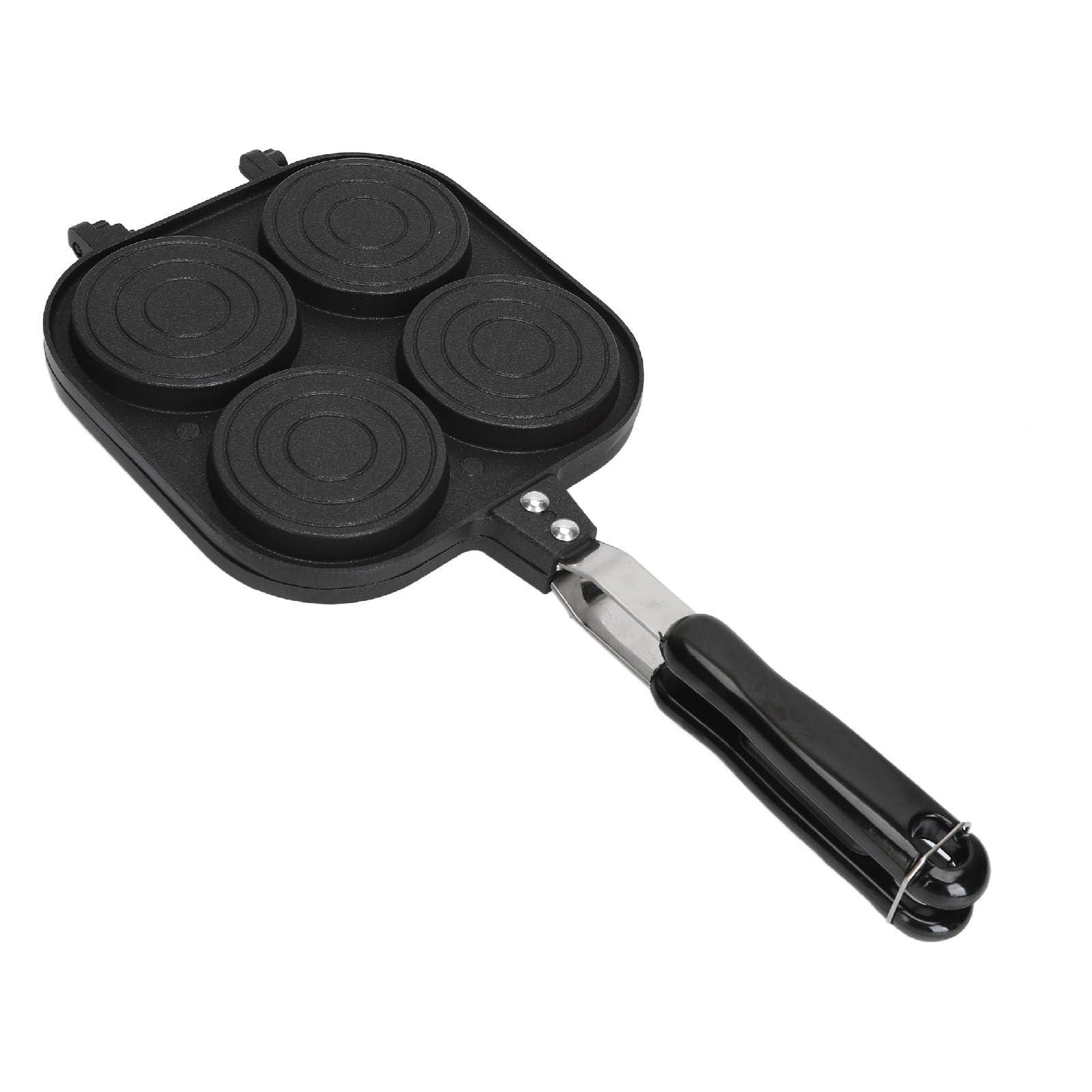 Teglia per Pancake a Doppia Faccia a Cottura Rapida, Padella Multifunzionale per Waffle e Pancake, Rivestimento Antiaderente, Piano Cottura Ideale, Design Portatile per Fornelli,