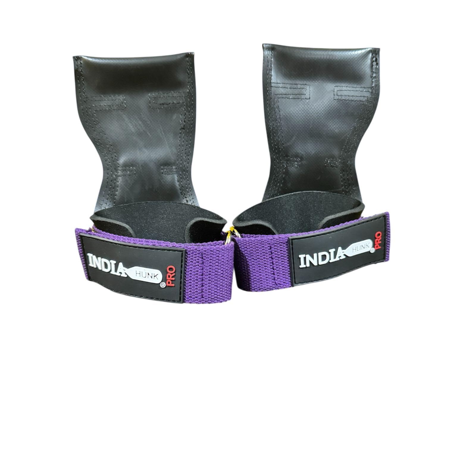 INDIA HUNK Premium Anti-Slip Gym Grips – Superior Hand Protection for Weightlifting & Crossfit (Purple)-image-38