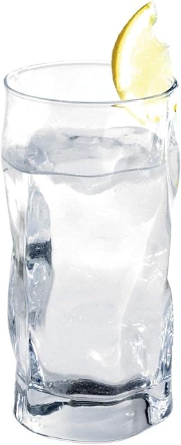 Bormioli Rocco Sorgente Glass Tumbler Whisky Drinking Glasses - 460ml (16oz) - Set of 2