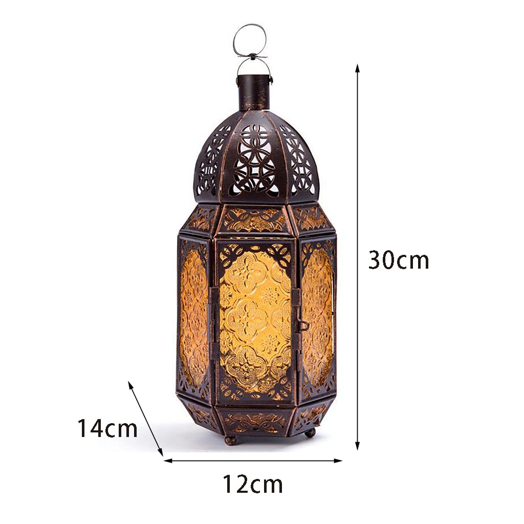 lámparas de Vela, Portavelas Decorativo Metalmarroquí, farolillos de jardín for Velas, Decorativos, portavelas Metal, La Colgante