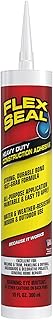 Construction Adhesive Heavy Duty Glue, All-Purpose, Strong Bond, Fast Grab, Paintable, Water-Resistant Indoor/Outdoor, Gap-Filling, Wood Metal Tile Concrete Drywall Trim, 10 fl oz Cartridge