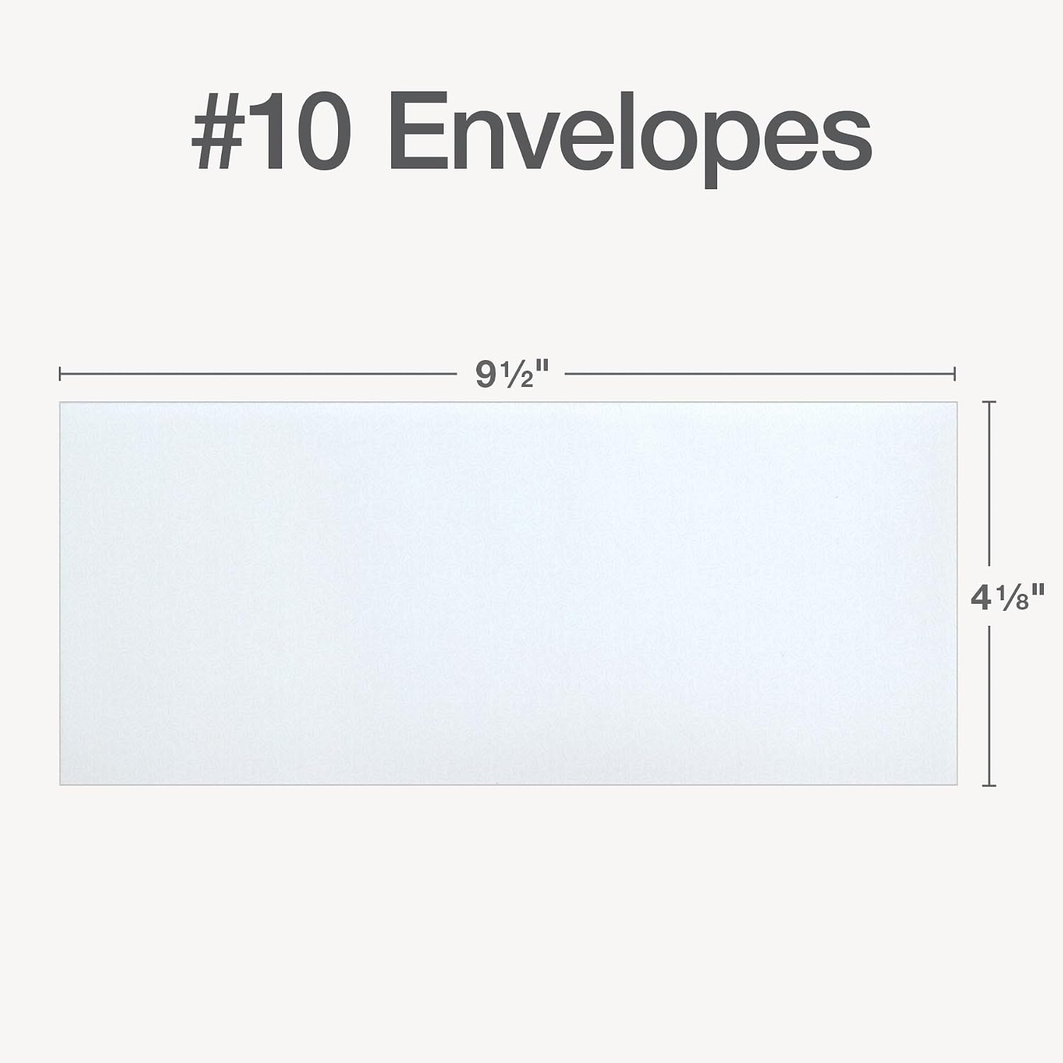 Columbian #10 Security Envelopes, 100 Pack, Self Seal Envelopes for Home, School, and Business Mailings, No Window, 4-1/8 x 9-1/2 Inches, Durable 24 lb White Paper image 2