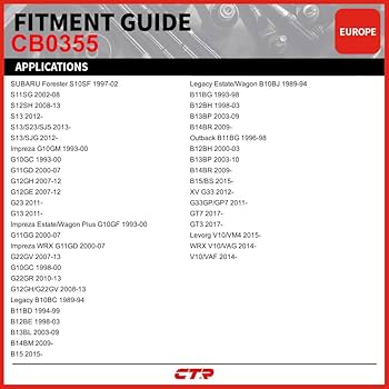 Amazon.com: CTR CB0355 [OE Supplier] Front Lower Ball Joint