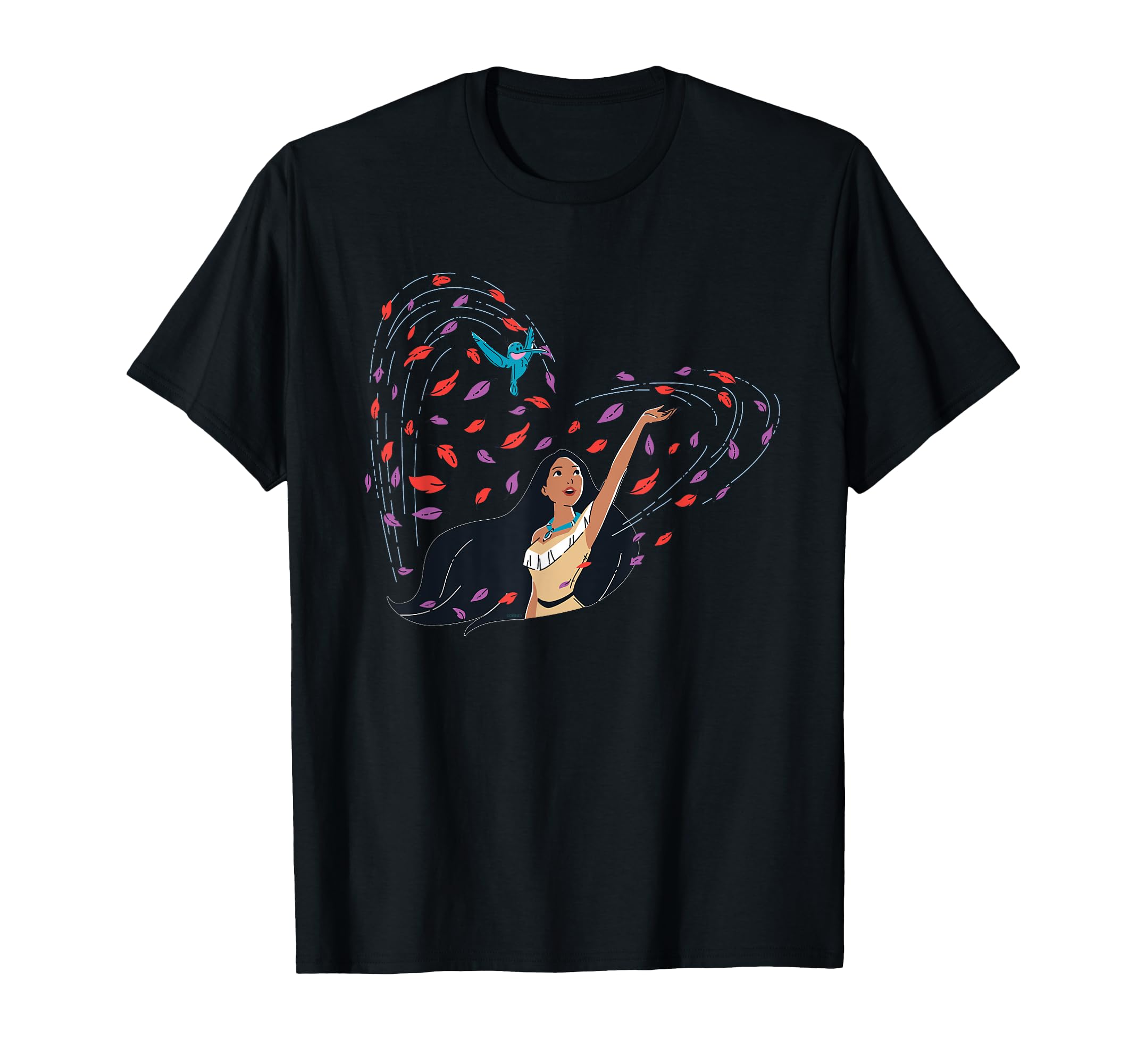 Amazon | ディズニープリンセスのポカホンタスとフリットハート T 
