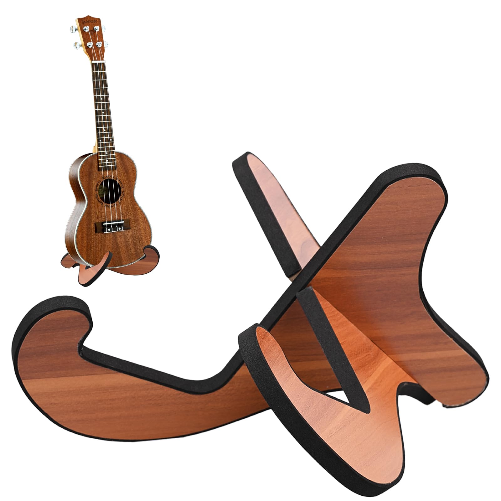 Support De Guitare Sol Linrax - En Bois Universel X-Frame - Pour Acoustique/électrique/ukulélé