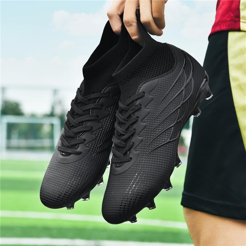 Men's Soccer Cleats Youth Soccer Shoes Football Shoes High-Top Football Cleats Outdoor/Indoor Athletic Shoe Sneakers3