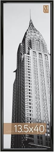 Miniatura 35 de MCS Trendsetter - Marco para póster de película, 27 x 40 pulgadas, color negro, alto brillo, vertical y horizontal, para colgar en la pared, marco