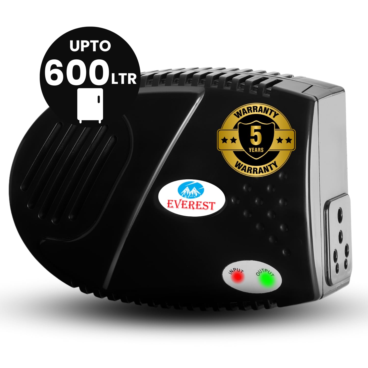 See full amazon price history chart for Everest ERS 100-N ABS Body Voltage Stabilizer Used for Double Door Refrigerator Upto 600 litre/Deep Freezer (Black Colour) | Convenient LED Indicator | (Capacity : 2 A) | (5 Years Warranty) Everest ERS 100-N ABS Body Voltage Stabilizer Used for Double Door Refrigerator Upto 600 litre/Deep Freezer (Black Colour) | Convenient LED Indicator | (Capacity : 2 A) | (5 Years Warranty) (B00VGP3F6Y) Amazon Price History, Amazon Price Tracker