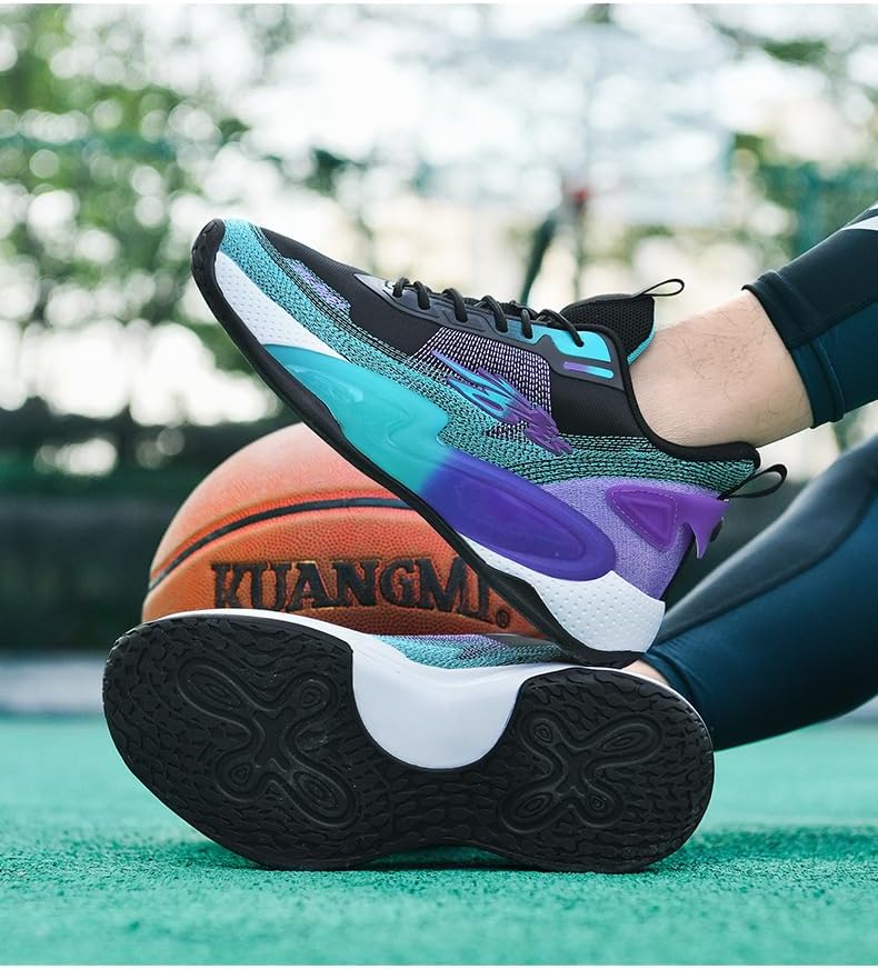 Mens Basketball Shoes Lightweight Fashion Training Running Workout Gym Tennis Walking Sneakers - Image 5