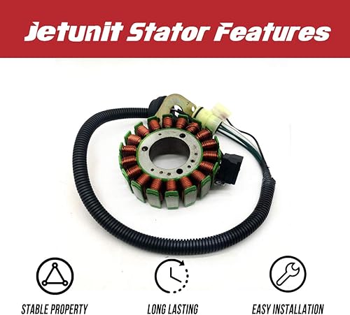 Miniatura 3 de Estator para Yamaha Jet-Ski 6D3-81410-01-00 (2005-2009) VX110 Sport /VX110 Deluxe (2005 2006 2007 2008 2009)