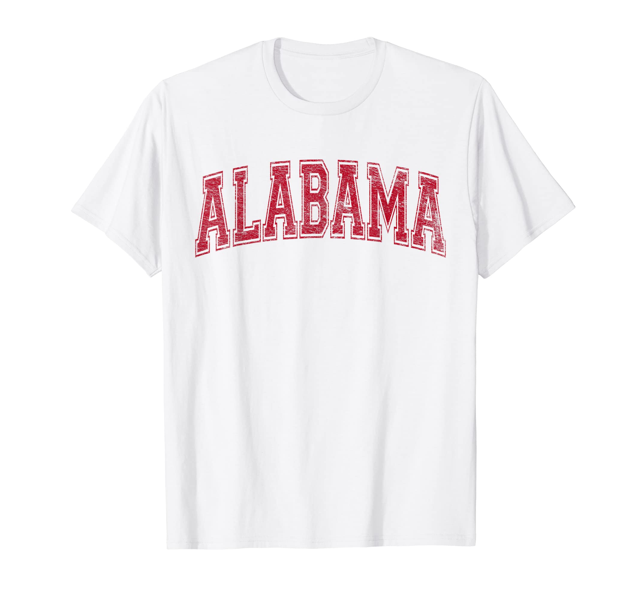 STATE OF ALABAMA BAMA VARSITY STYLESTATE OF ALABAMA VARSITY STYLE TEXT BAMA PRIDE STATE FLAG T-ShirtOEKO-TEX STANDARD 100