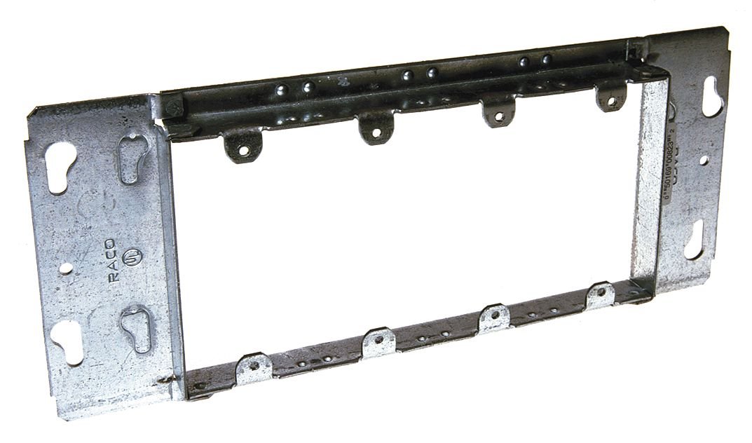 Hubbell-Raco 823 Gang Box Device Cover, 4 Gang, 3/4" Raised Cover (Pack of 5)