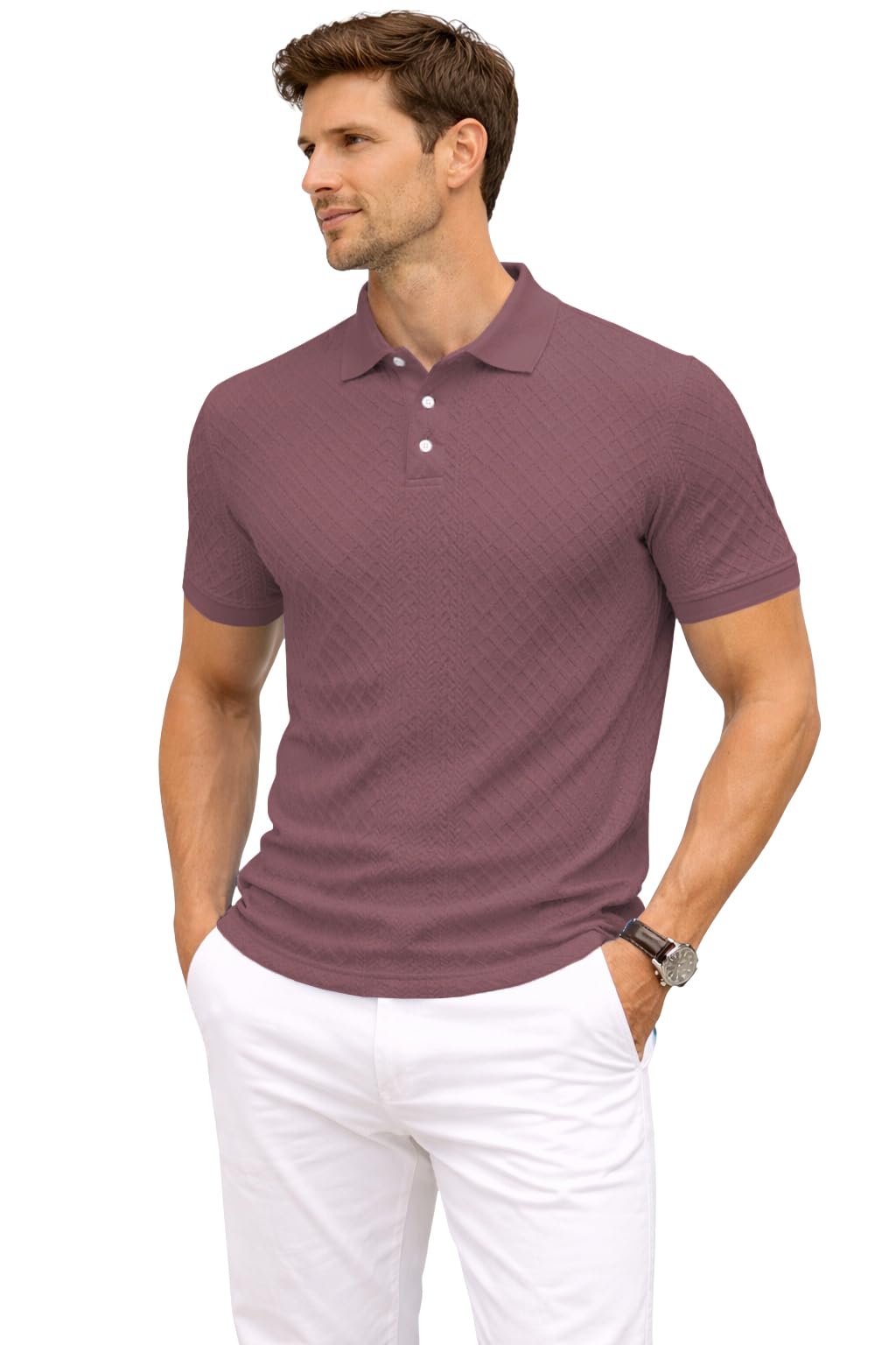 Men's Cotton Blend Casual Polo || Half Sleeves Polo T-Shirt for Men (5244)-image-47