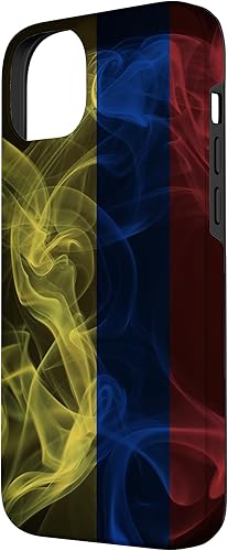 Vista 38 de Funda para iPhone 12 Pro Max Smoky Colombia Bandera - Estilo Humo Colombiano Orgullo