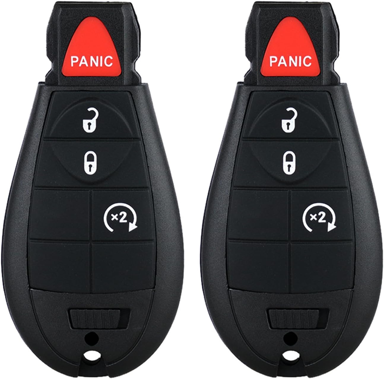 Fits for Dodge Caravan Durango Chrysler Town Country Volkswagen Routan Jeep 2008-2019 Key Fob M3N5WY783X 433MHz 46 4 Buttons (Set of 2)