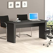 Mesa Para Escritório Fellicci Móveis Grafite