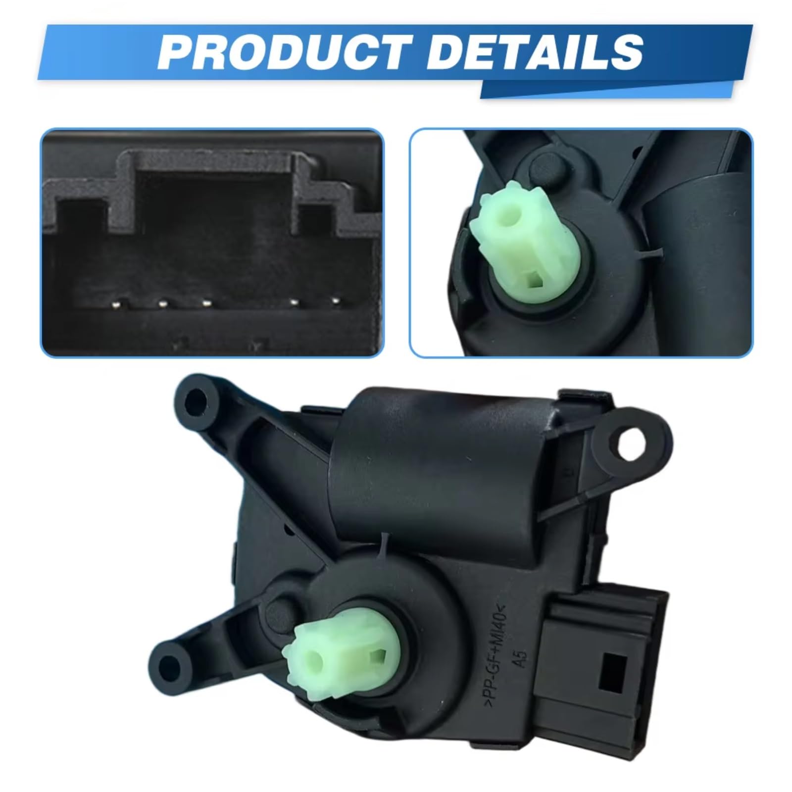 Attuatore sportello miscelazione Aria condizionata Compatibile con Jeep Cherokee 2014-2019 Attuatore sportello Aria Havc Temperatura miscelazione Riscaldamento 68223051Aa