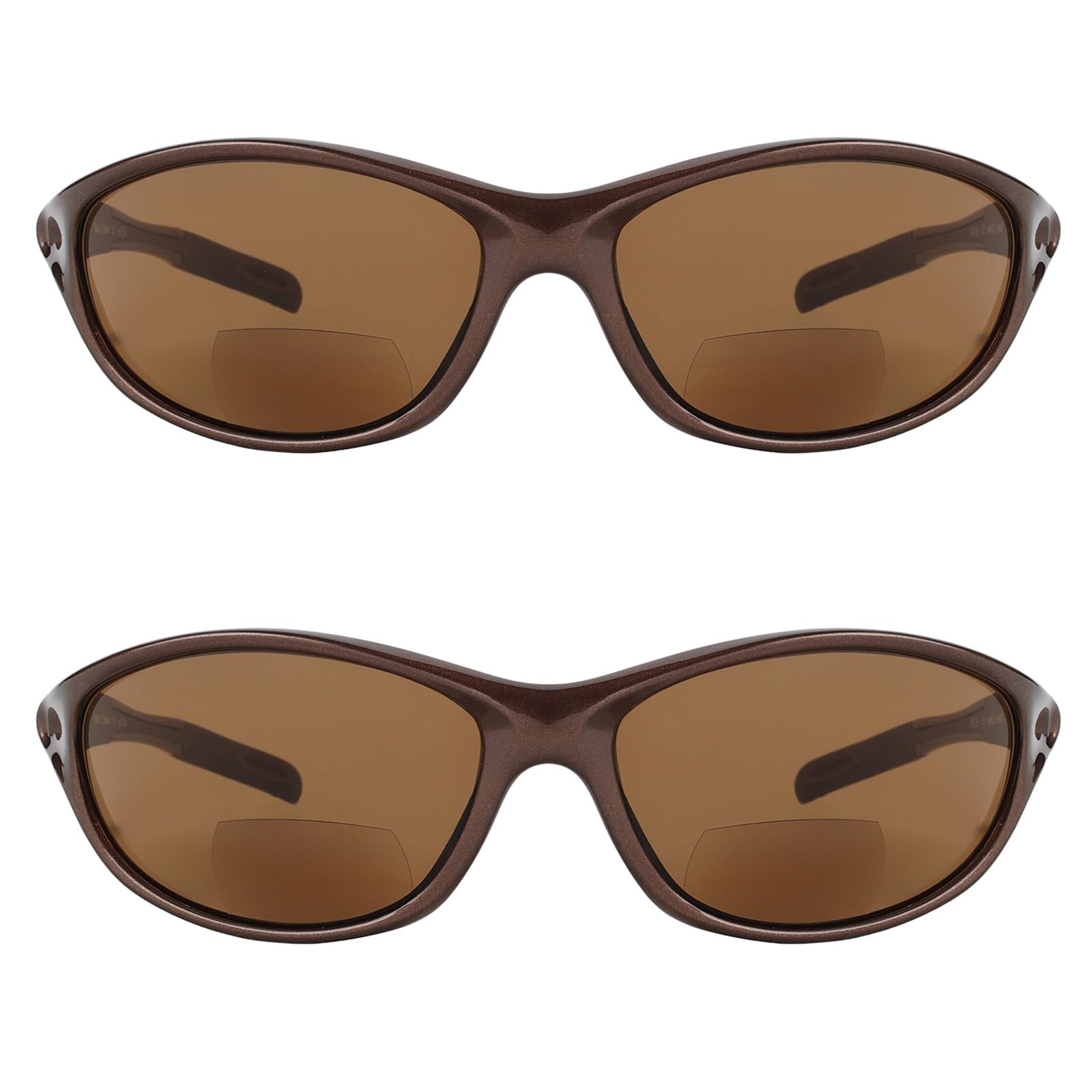 Eyekepper Bifocal Sunglasses for Women Men 3.0, Pearly Brown
