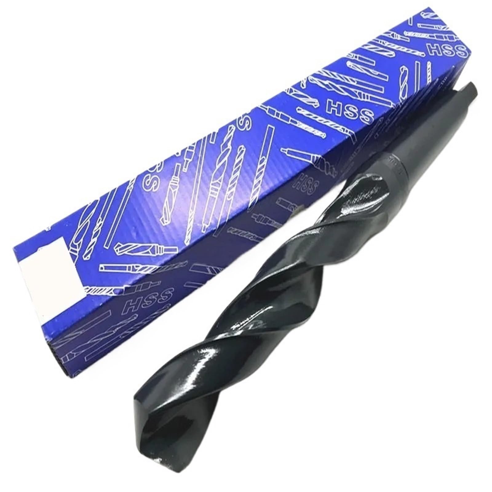 Broca helicoidal de vástago cónico Morse HSS de 10 mm a 60 mm, broca escariadora de acero de alta velocidad for hierro, acero y cobre.(30.5mm)