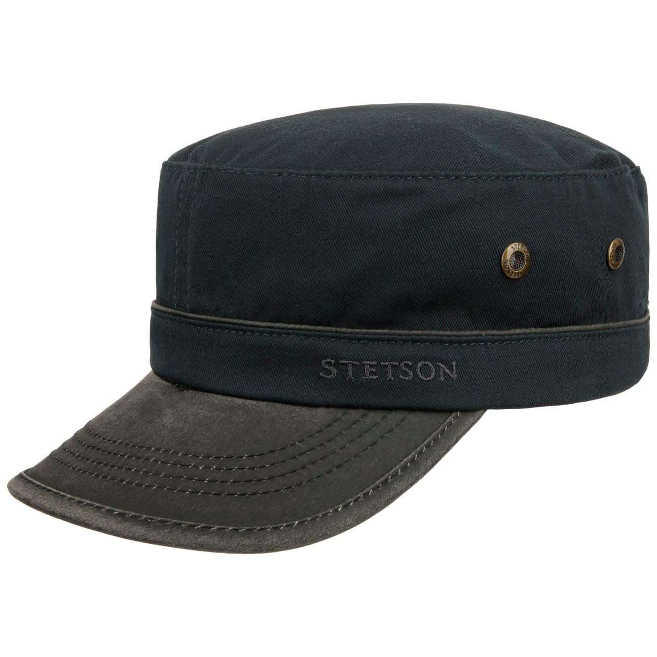 Stetson Casquette Gosper Army Femme/Homme - Urban de Militaire avec Visiere, Ferme a l’Arriere Printemps-ete Printemps Ete Automne Hiver
