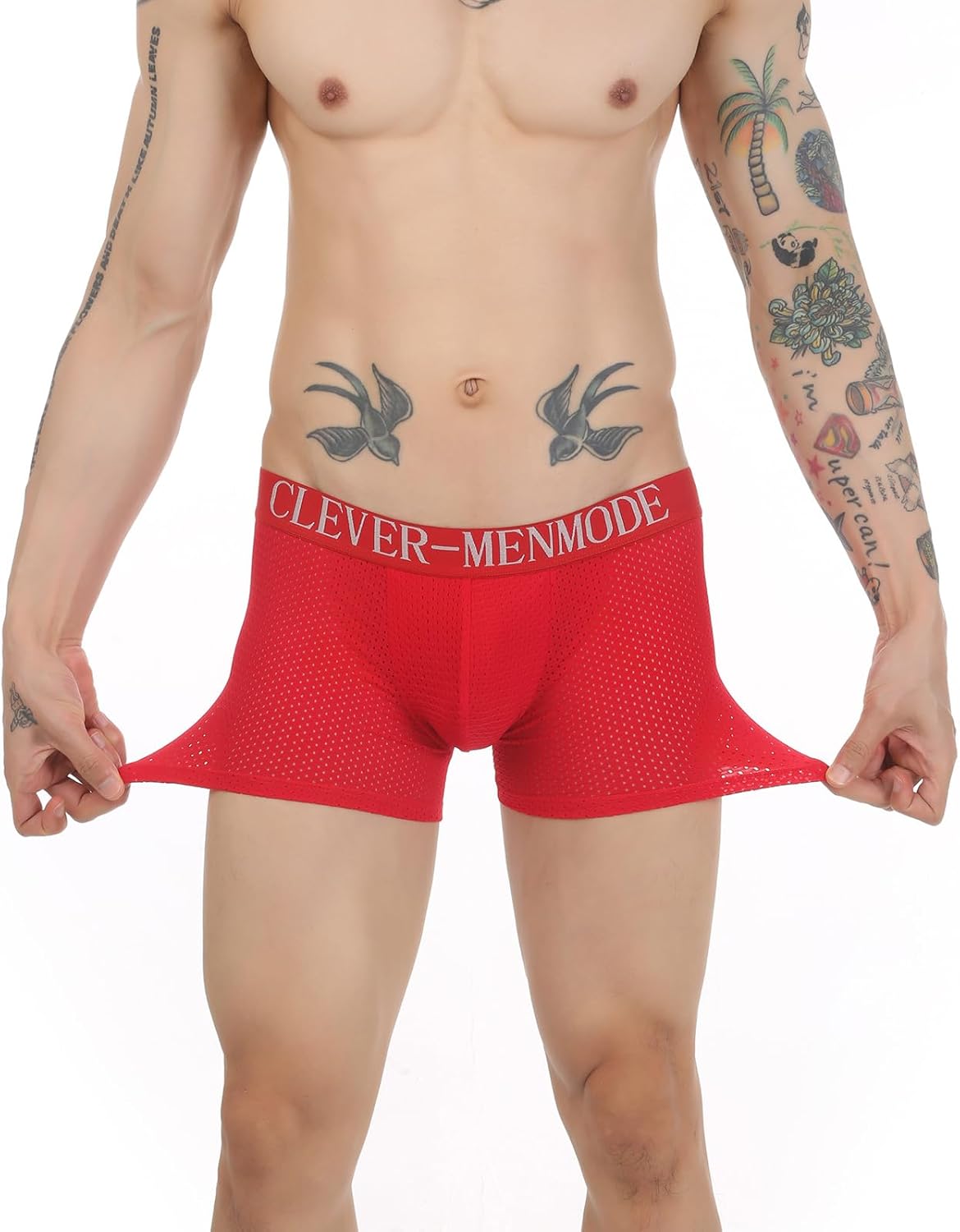 Evankin Mens Butt Padded Boxer Briefs Breathable Mesh Underwear Butt Enhancer Underpants with Hip Pad - Image 6