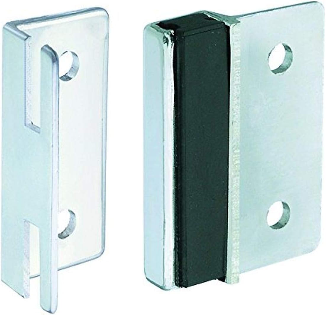 Harris Hardware TP5161/71 Strike & Keeper Die Cast Zamac Bracket, Chrome Plated