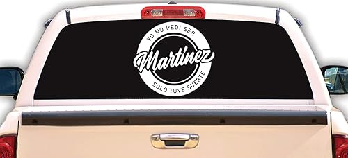 Miniatura 3 de Calcomanías de Martínez para carros calcomania personalizada con apellido con apellido, calcomanía personalizada con apellido, en español, Yo no