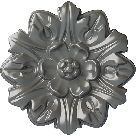Ekena Millwork CM07EMSLS Emery Leaf Ceiling Medallion, 7 5/8