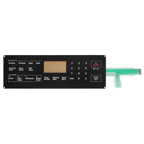 DG34-00027B - Interruptor de membrana de repuesto para Samsung compatible con NX58H5600SS, NX58J5600SG, NX58F5700WS, NX58M5600SB, repuesto