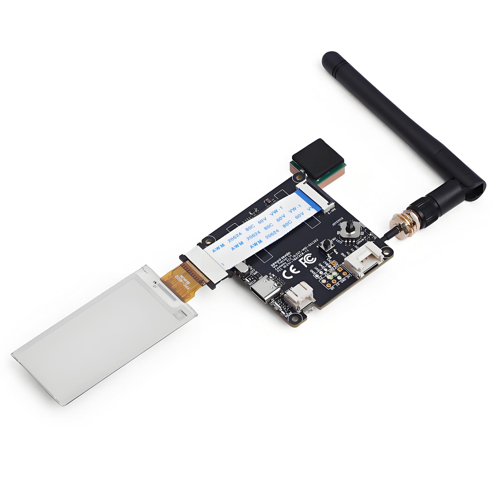 1 Pack Wio Tracker L1 with 2.13-inch E-Ink Display & L76K GNSS Module, Supports Precise Positioning, Bluetooth 5.0 & 915MHz LoRa Data Transmission Triple Power Supply Methods for Meshtastic-image-33