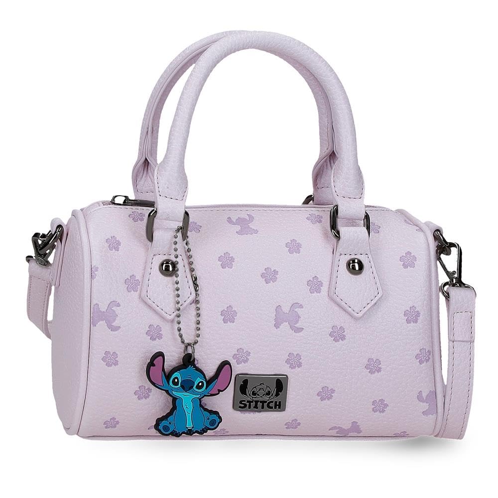 Joumma Disney Bloom Stitch Bolso Bowling Lila 21x10x12 cm PU y Polyester