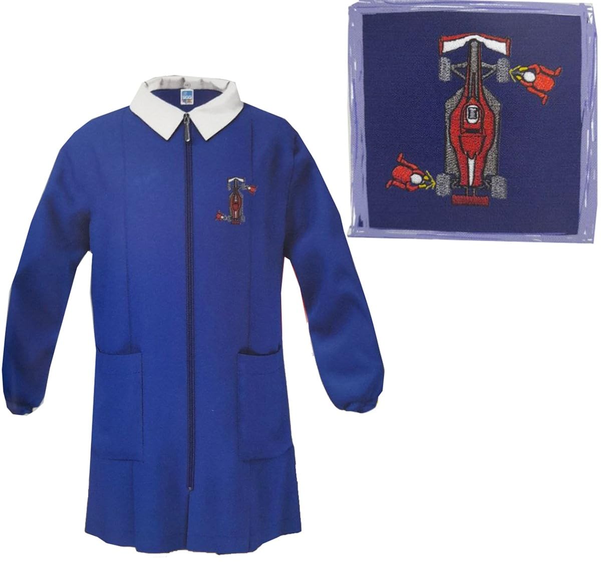Siggi Happy School Grembiule Scuola Bambino Con Cerniera 33GR4247 Bluette