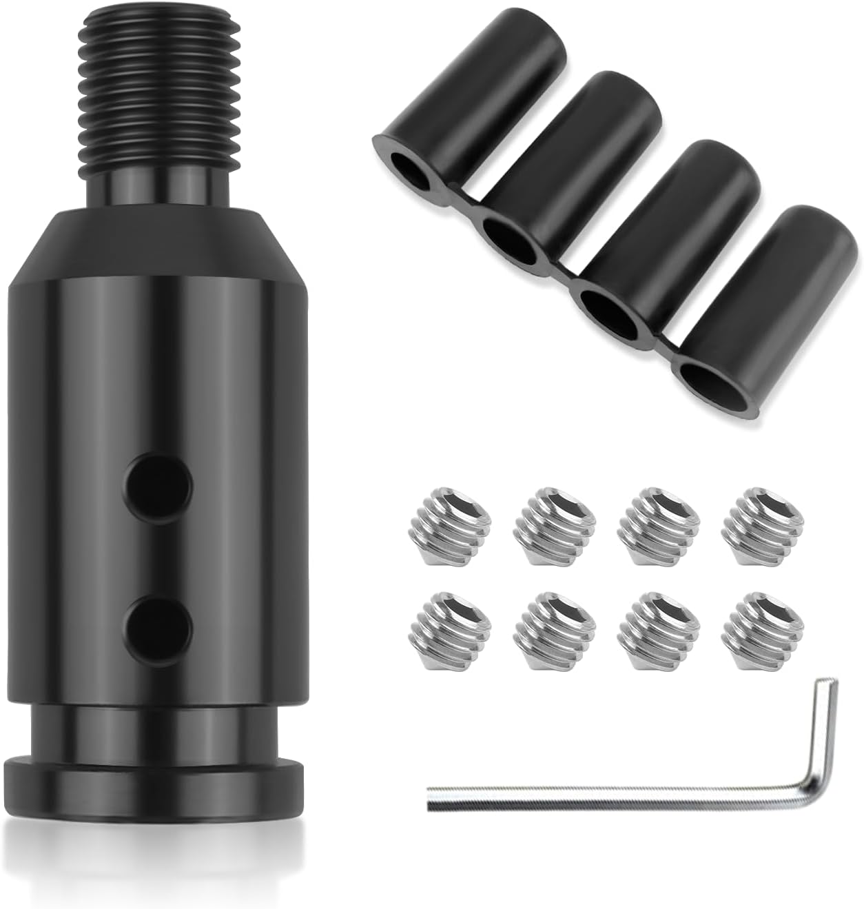 SSNNUU M12x1.25 Car Gear Shift Knob Adapter Kit,Aluminum