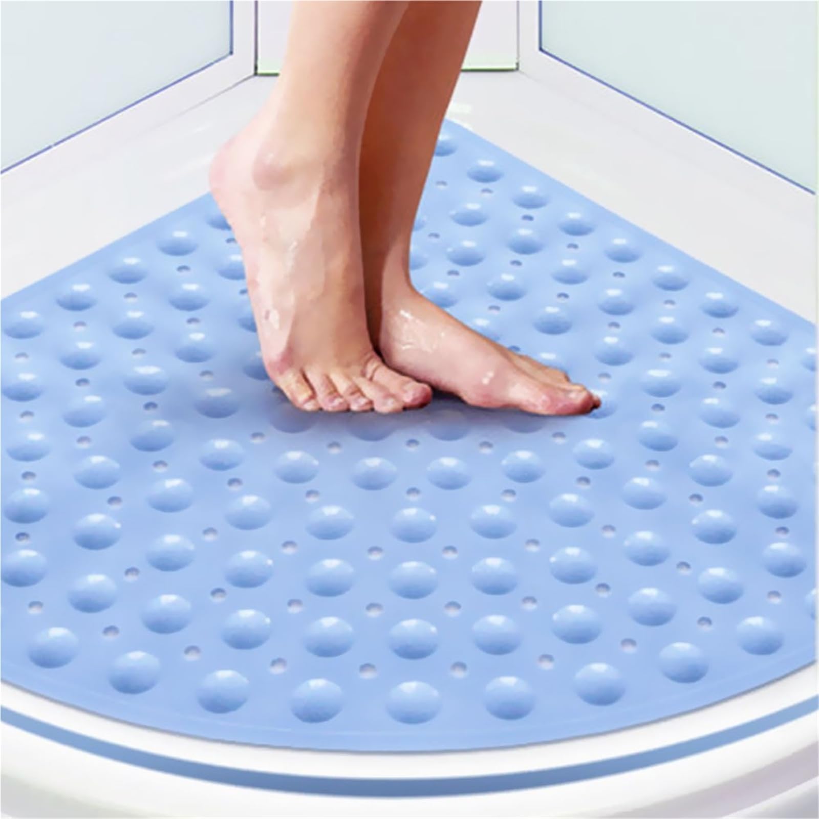 Antirutschmatte füR Badewanne rutschfeste Duschmatte mit Dreiecksbogen
