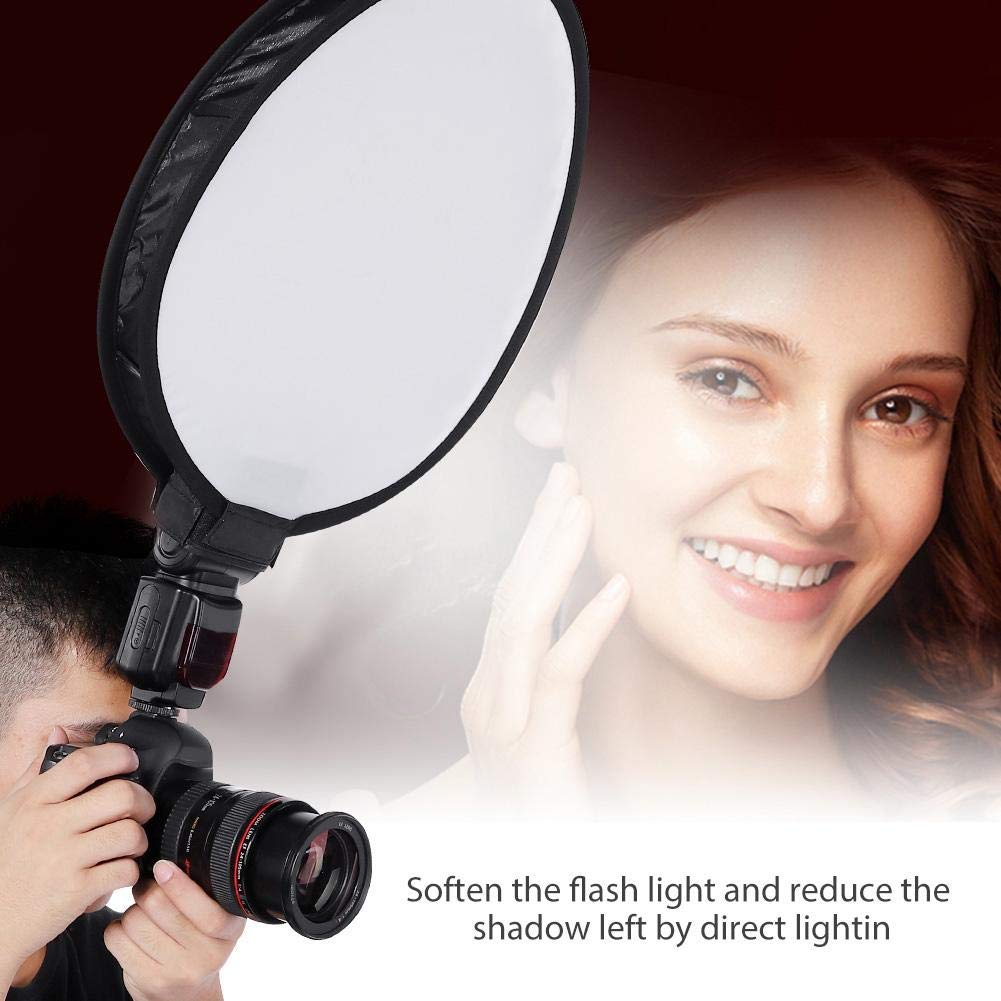 EBTOOLS Diffusore Softbox da 40 cm, Universal Universal Photo Studio Fotografico da Studio Flash Flashlight Softbox Diffusore di Illuminazione per Esterno