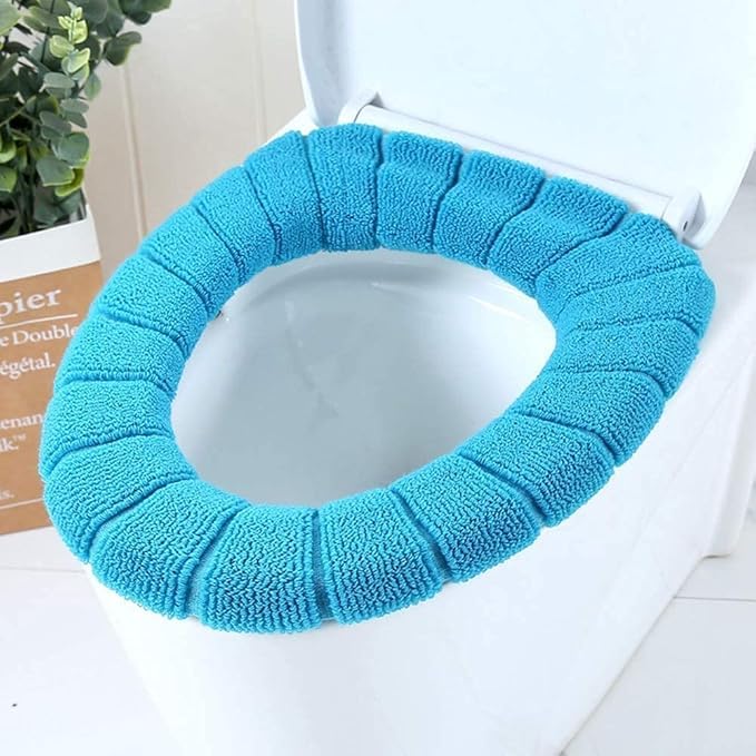 Zyronex Toilet Seat Cover Pads, Washable Toilet Seat Cushion Mat Winter Washable Toilet Seat Lid Cover Pads, Cleaning Comfortable Toilet Pad (Multi Color) (B0D9NHXNV8) Amazon Price History, Amazon Price Tracker