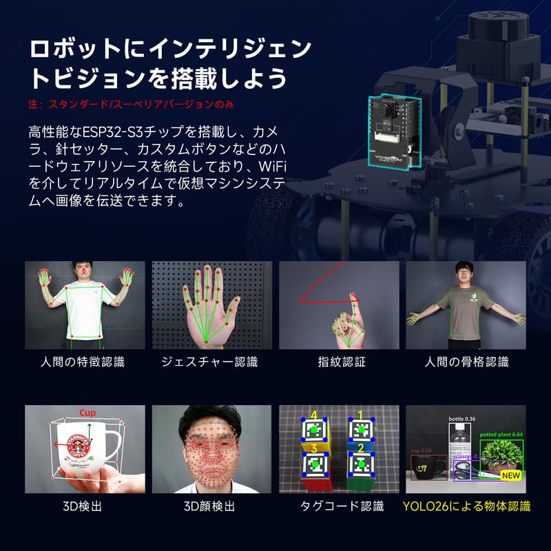 Amazon | Yahboom MicroROS ロボットカーキット ROS2 SLAM マッピング