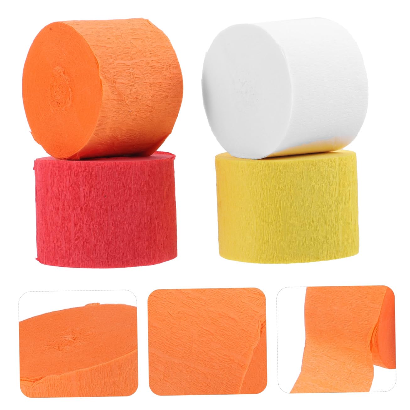 Abaodam 16pezzi Decorazioni Colorate Carta Crespa Per Feste Matrimoni e Compleanni Ottimi Per Creare Fondali e Ghirlande