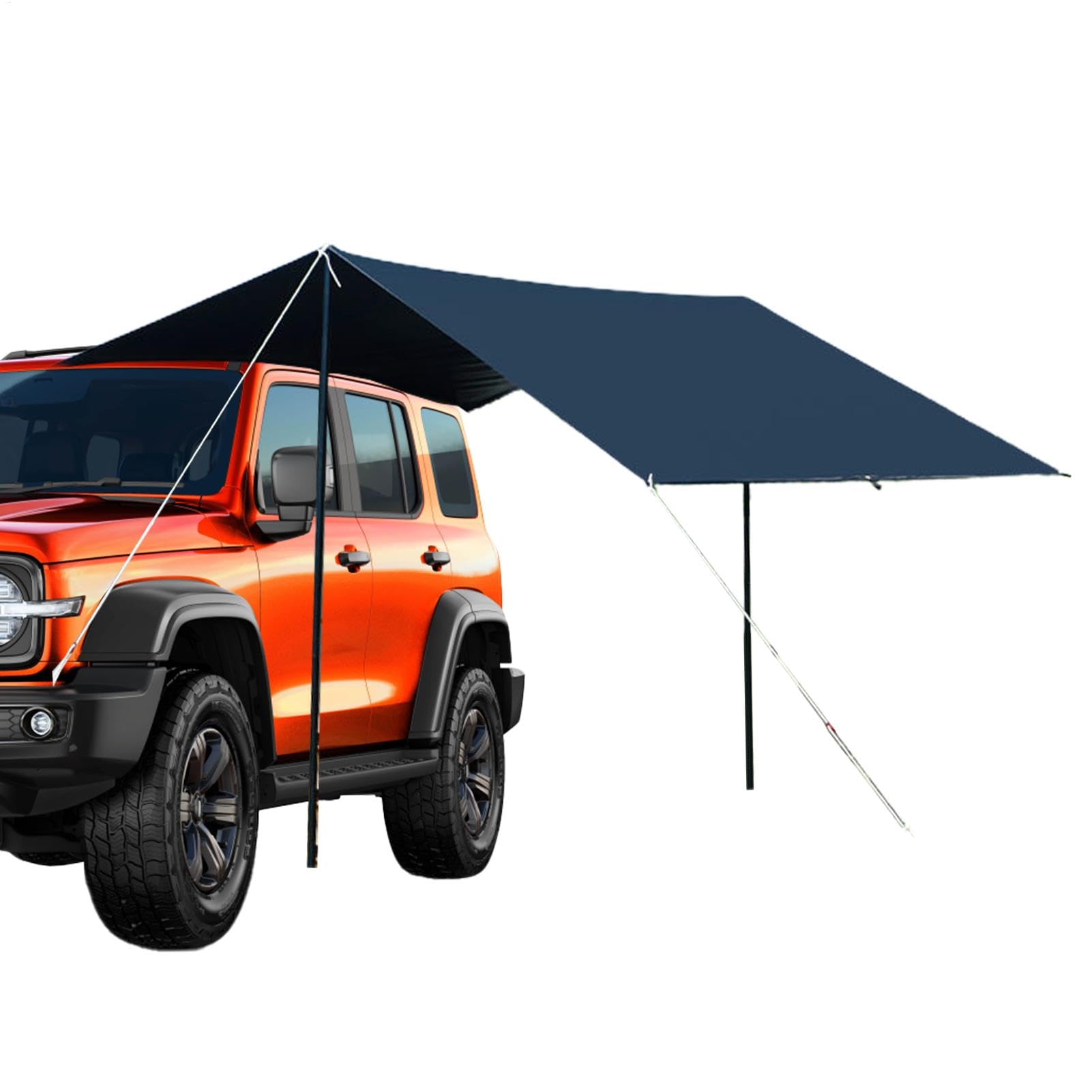 Tettuccio Da Campeggio Per Auto Struttura Robusta Multiuso | Auto Pensilina Ombreggiante SUV Per Campeggio Picnic Weekend Famiglia Attività Outdoor Viaggi Spiaggia