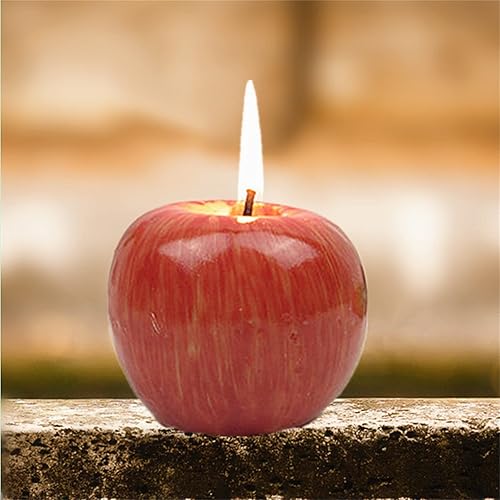 Miniatura 5 de Vela de aromaterapia  Velas perfumadas de regalo Vela de fruta roja de larga duración, diseño creativo, cera vívida decoración de Navidad, vela