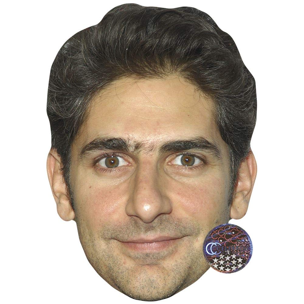 Celebrity Cutouts Lifelike Michael Imperioli (Young) Celebrity Mask, Flat Card Face, Fancy Dress Mask