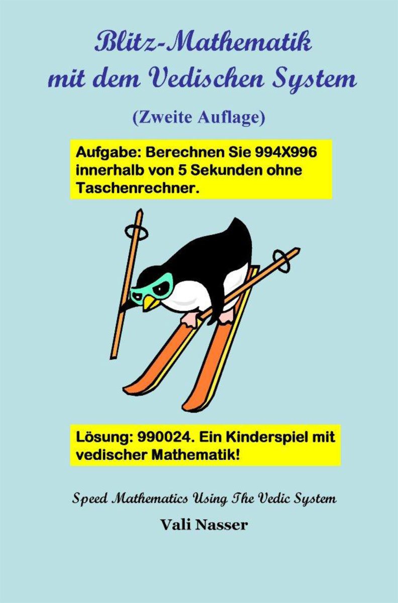 Blitz-Mathematik mit dem Vedischen System (German Edition)