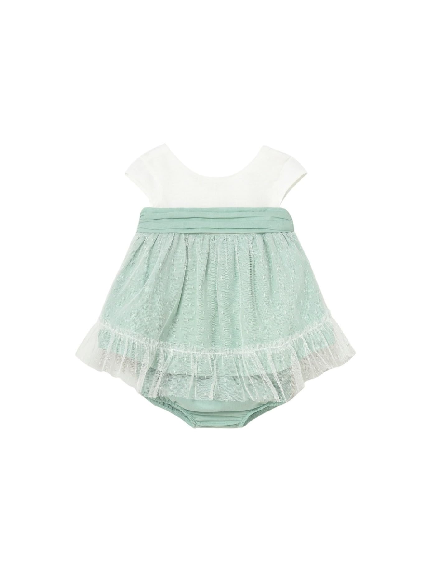 Mayoral Vestito Cerimonia per Bimba Acqua