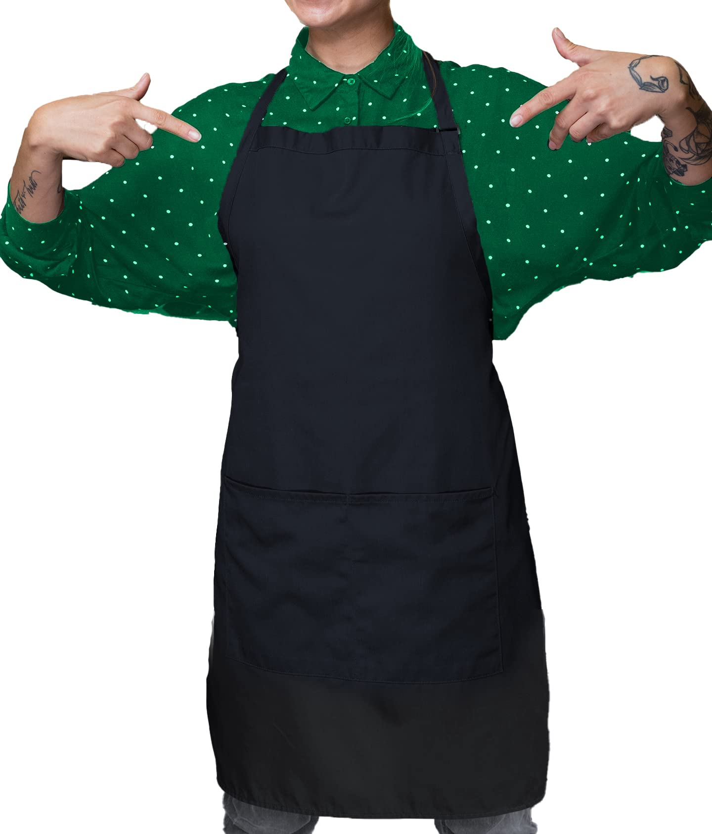 MFAZ Morefaz Ltd Personalised Custom Your Photo Design Kitchen Chef Apron POCKET BBQ Catering