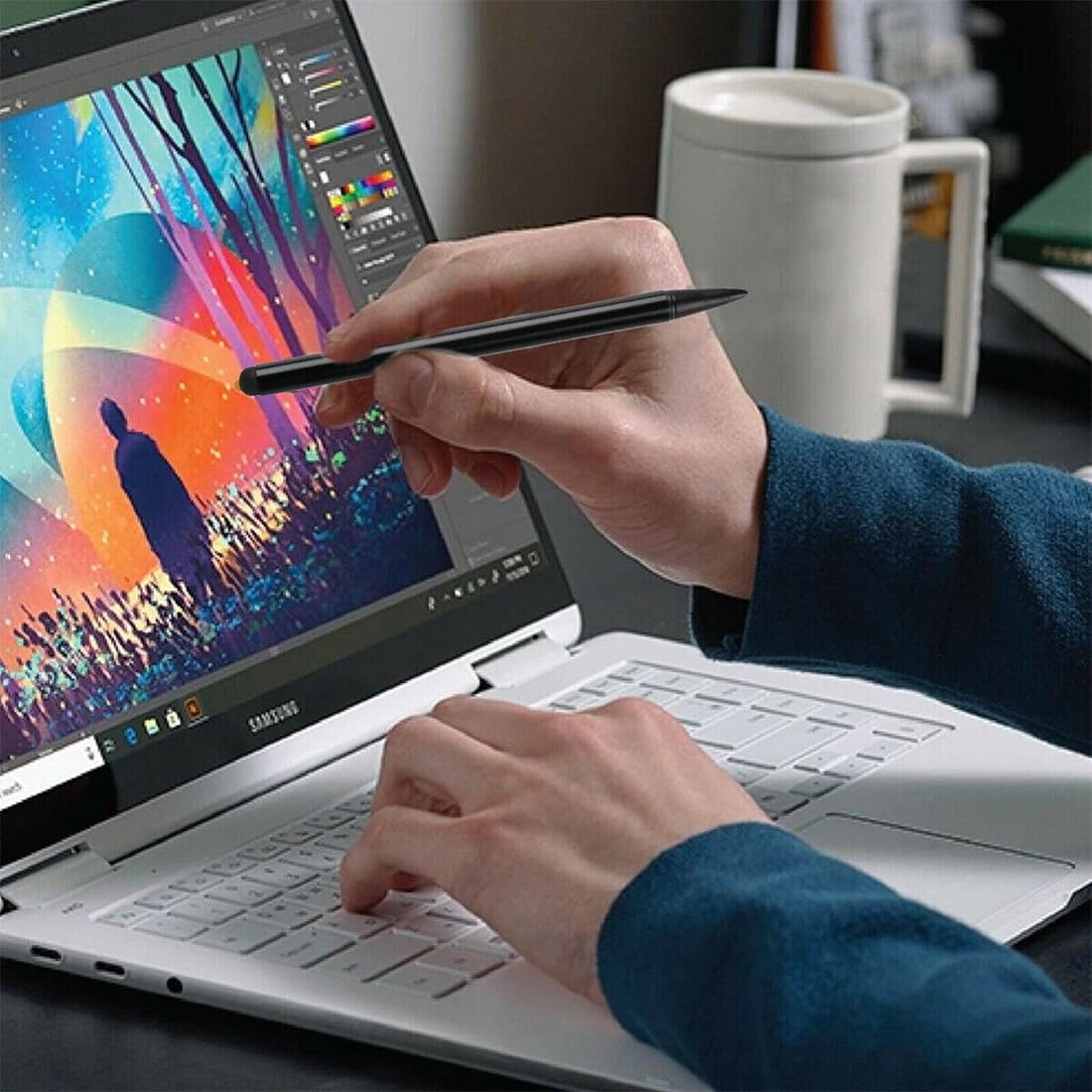 Penne Stilo Capacitive Universali per Touch Screen per Tablet iPhone iPad Samsung Galaxy