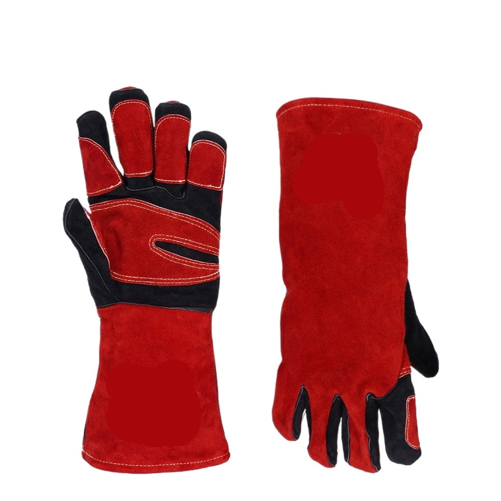 Guantes Soldador Guante de soldadura 14 pulgadas, guantes trabajo multifuncionales, resistentes al calor, Mig/Stick/soldador Tig/parrilla/estufa/barbacoa, protectores