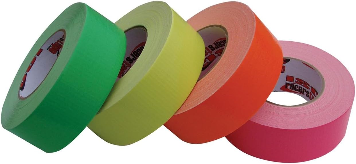 ISC ネオン標準デューティレーサーテープ 2 in. x 60 yds. (48mm x 55m) ピンク RT3015N