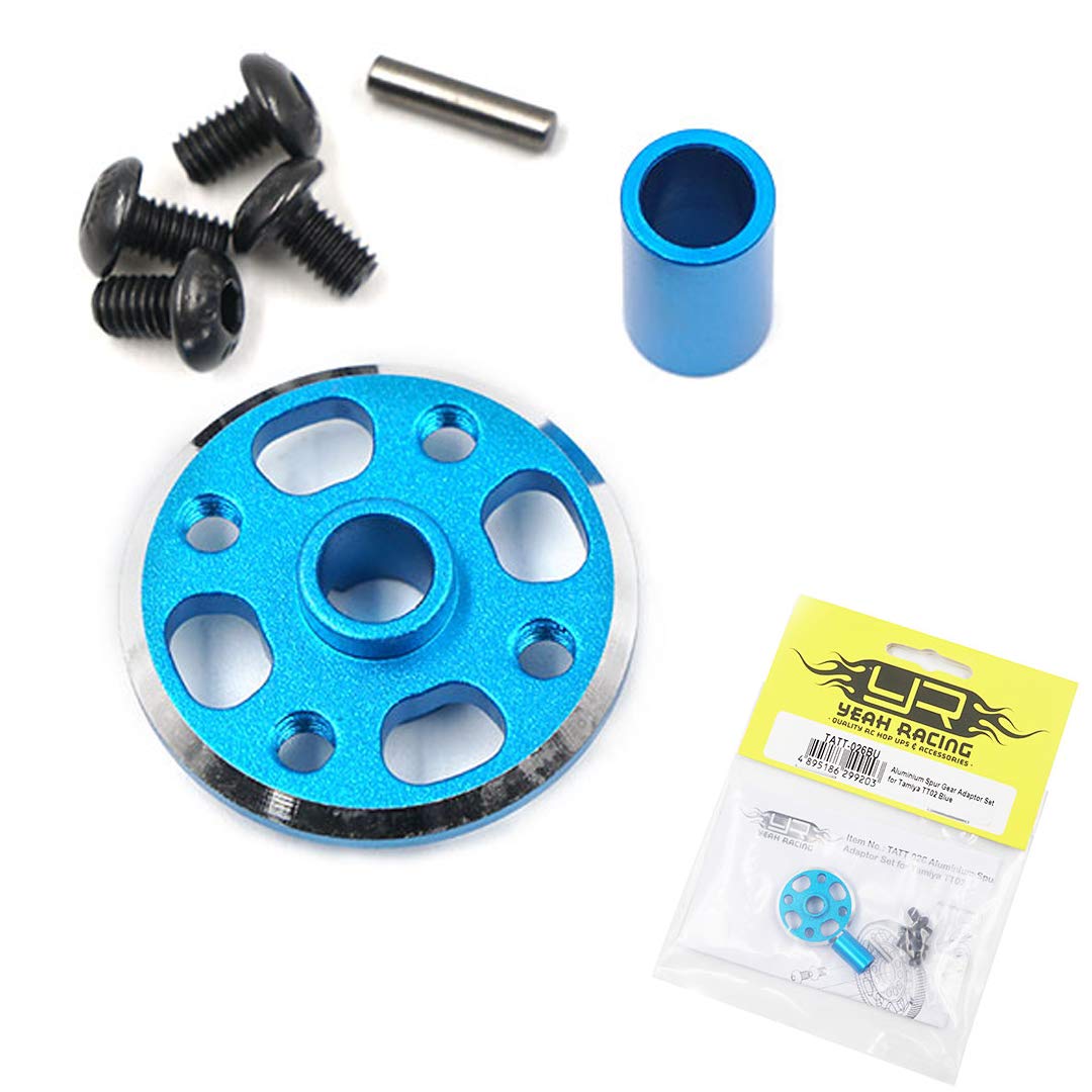 Amazon.com: Yeah Racing TATT-026BU Aluminium Spur Gear Adaptor Set